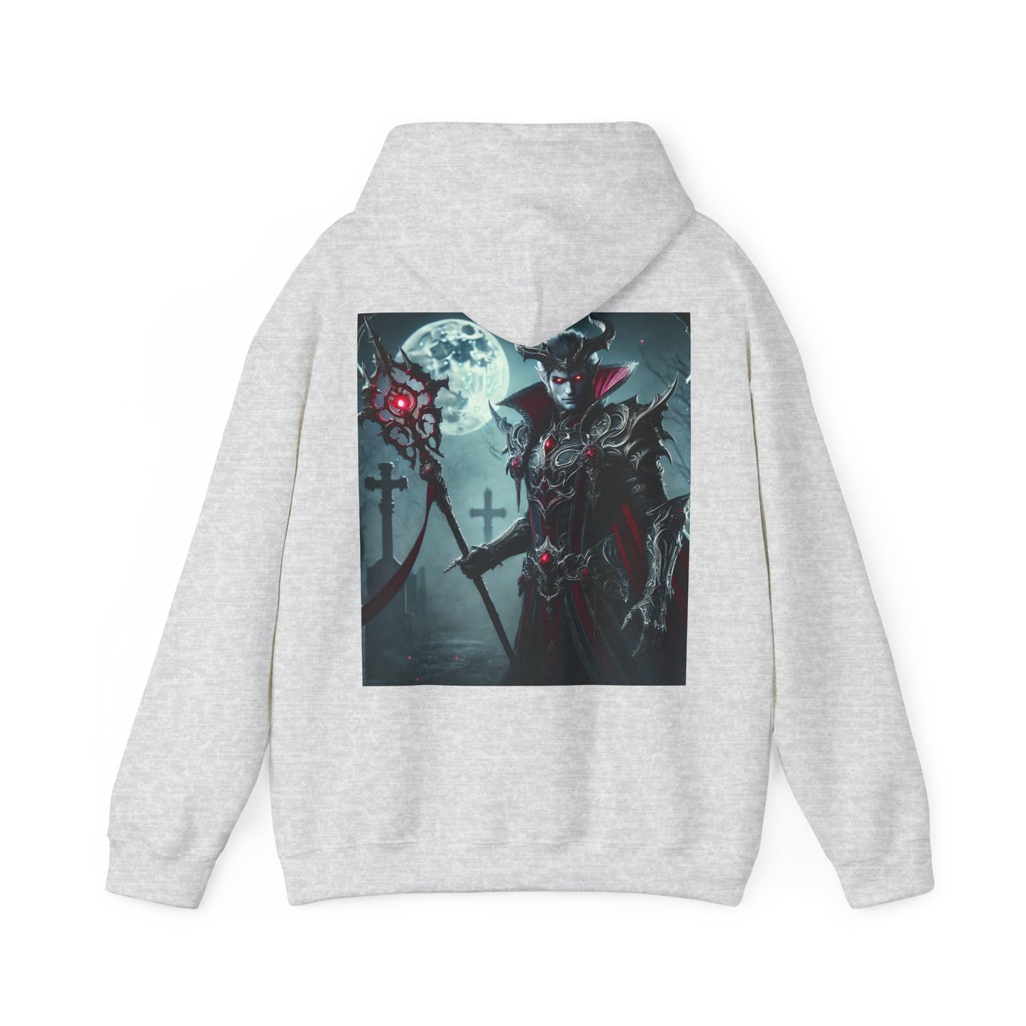 Fantasy Unisex Hooded Sweatshirt - Dark Sorcerer Design