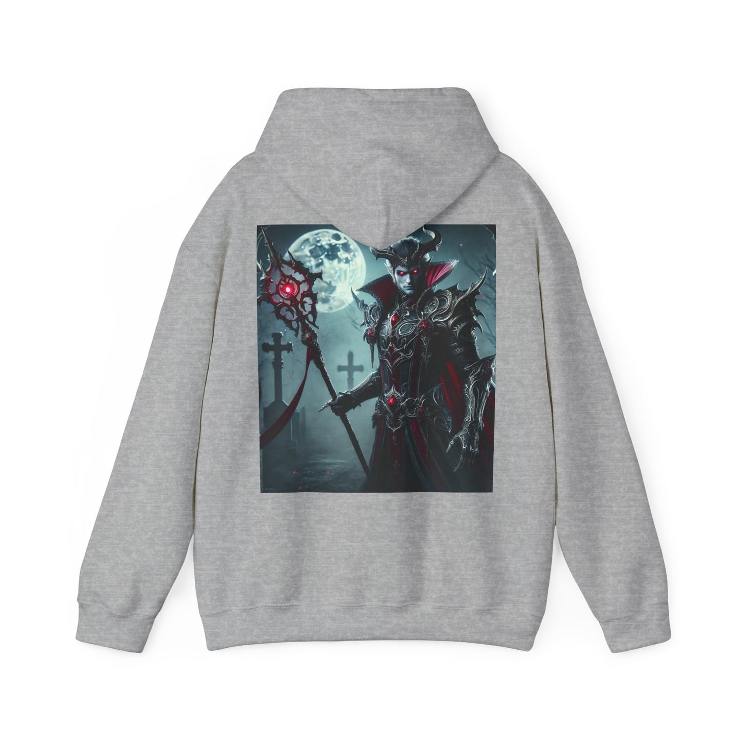 Fantasy Unisex Hooded Sweatshirt - Dark Sorcerer Design