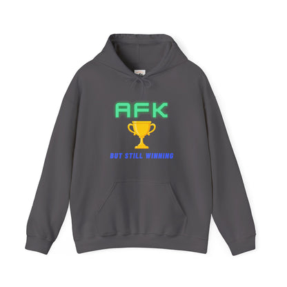 AFK But Still Winning Hoodie - Unisex Heavy Blend Sweatshirt for Gamers